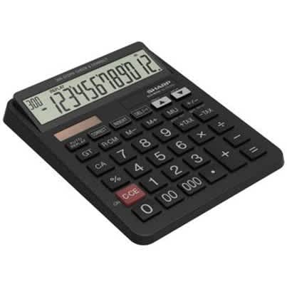 Sharp El-cc12g 12 Digits Check & Correct Calculator