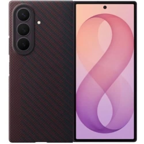 Magnet Case Carbon Fiber For Samsung Galaxy Z Fold 8 Ultra - Violet
