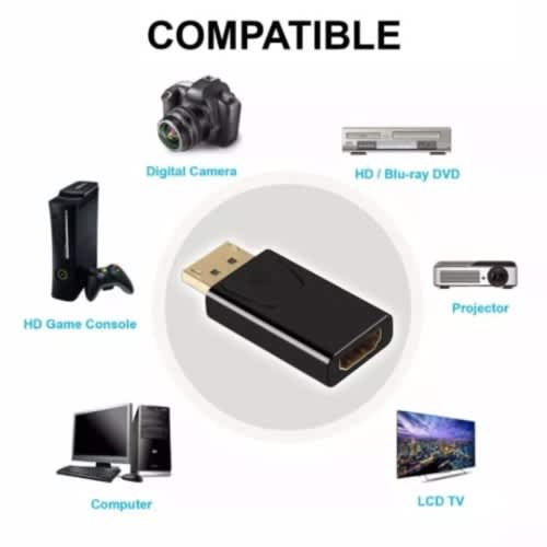 High Speed Active 4k Displayport Port Male Dp To Hdmi Female Hd Adapter Converter