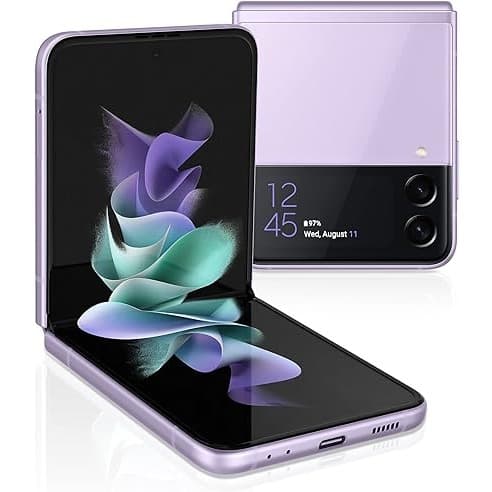 Galaxy Z Flip 3 - 6.7" - 256GB ROM, 8GB RAM - Single Sim -5G- 3300mAh - Lavender
