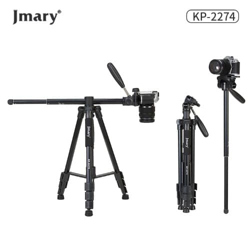 Jmary Professional Camera Tripod With 360° Ball Head & Phone Holder – Kp-2274