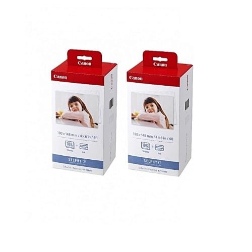Canon Selphy Paper & Ink Set - Double Pack