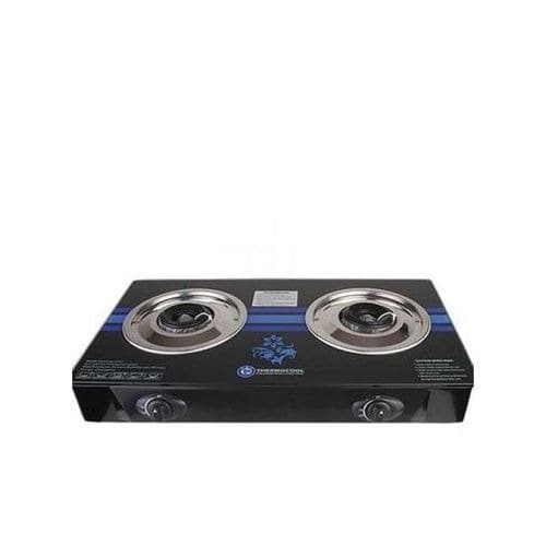 Table Top Gas Cooker-Double Burner Glass