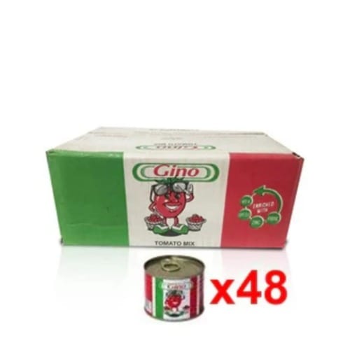 Gino Tin Tomatoes Paste - 210g X 48 - A Carton