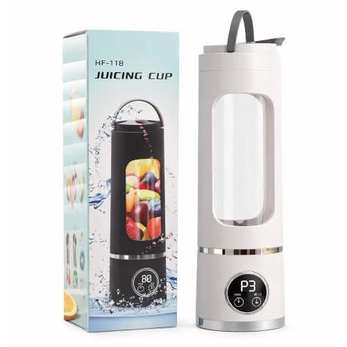 Wireless Portable Usb Rechargeable Fruit Juice Blender - White