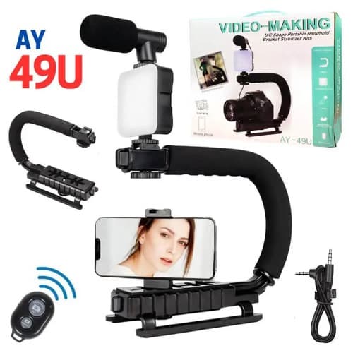 Video Making U/c Shape Camera & Phone Stabilizer Kit - Ay-49u