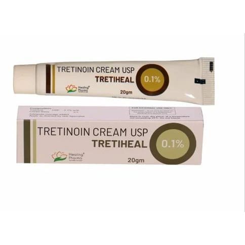 Tretinoin Cream - 0.1% Double Concentration - 20g - Healing Pharma