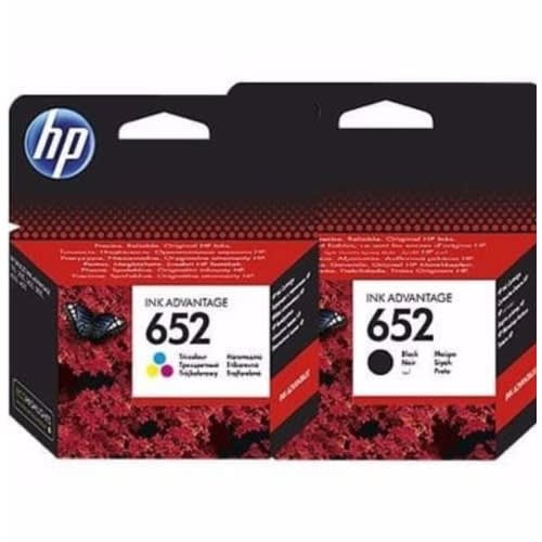 Hp 652 Printer Ink Advantage Cartridge - Black & Tri-colour Set