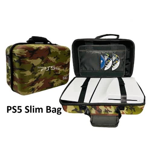 Ps5 Slim Military Design Bag - camouflage