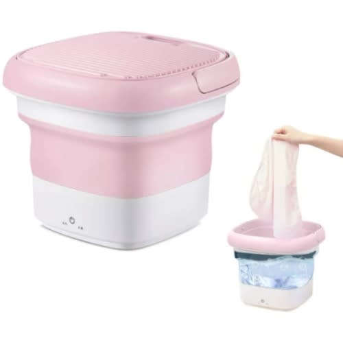 Foldable Washing Machine - Pink