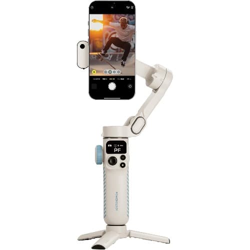 Powerology Magwave Gimbal Stabilizer For Iphone, Android With Ai Tracking