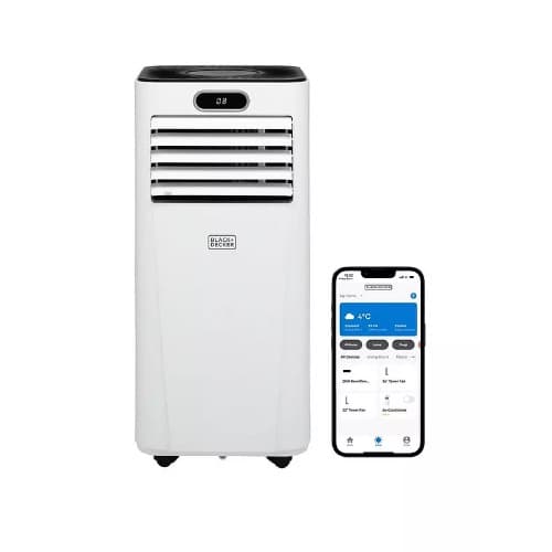 Black & Decker 7000btu 3-in-1 Smart Air Conditioner/Cooling and Dehumidifier