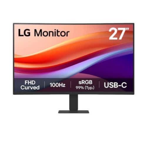 27u421a-b - 27” Fhd Curved Display Monitor - Srgb 99% - 100hz Refresh Rate