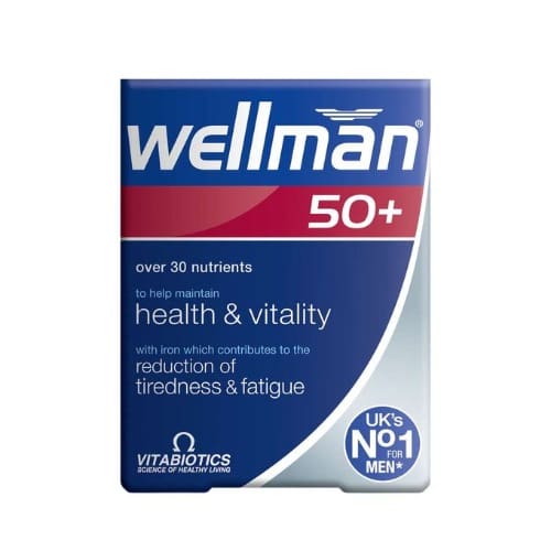 Wellman 50+ - Reduction Of Tiredness And Fatigue X 30 Tablet
