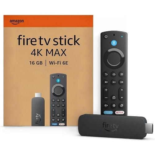 Fire Tv Stick 4K Max Ultra HD With Alexa Voice Remote