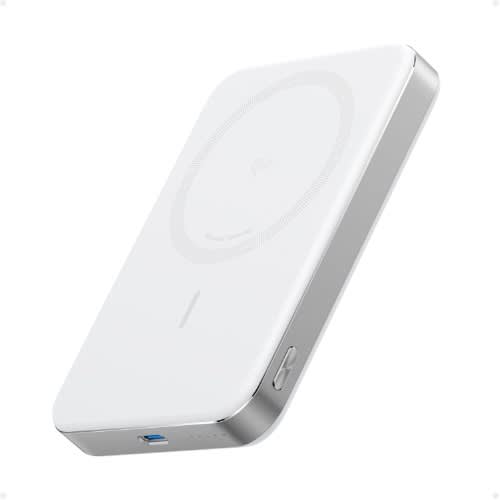 Maggo Power Bank -  Ultra Slim 10000mAh Magnetic Battery Pack - Qi2 Certified - White