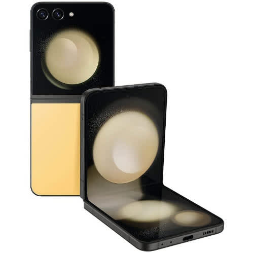 Galaxy Z Flip 5 - 6.7" - 256GB ROM - 8GB RAM - 5G - Single Nano Sim + eSim - 3700mAh - Yellow