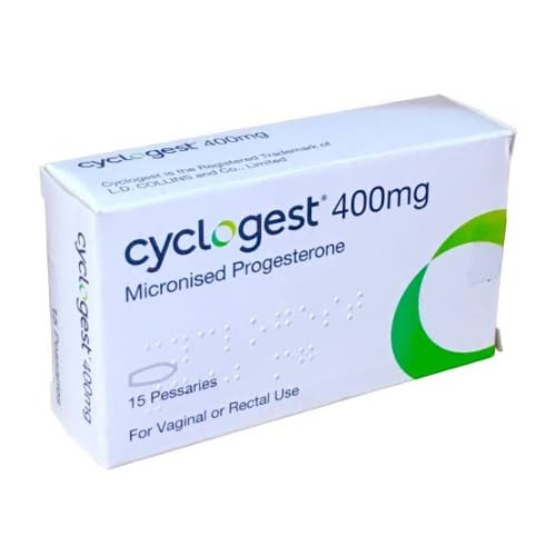 Cyclogest Progesterone 400mg Pessary By 15 Pessaries
