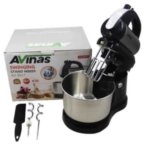 Avinas - Av-9517 Electric Swinging Stand Mixer Food Blenders Machine - 950w