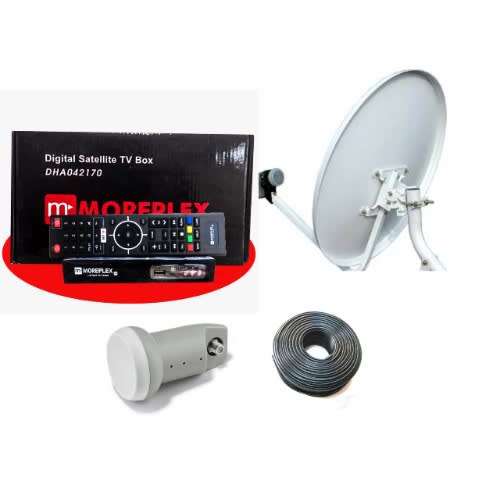 Moreplex Tv Complete Kit + Dish + Hero Decoder