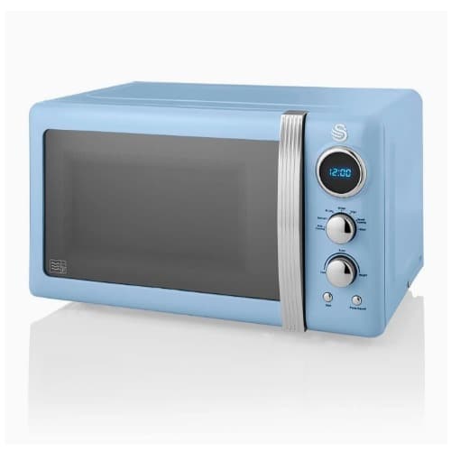 Retro 20L Digital Microwave Oven With LED Display - 800W