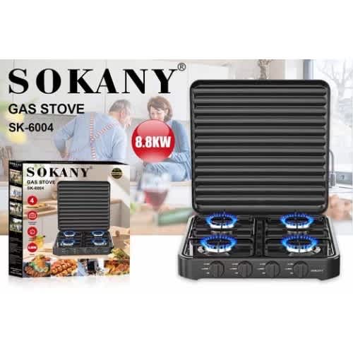 Auto-ignition Sokany Gas Stove Cooker - 4 Burners