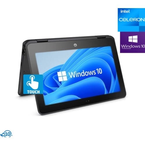 Hp Probook 11 X360 - 256gb Ssd- 11" - Intel Celeron - 4gb Ram - Touchscreen - Win 10