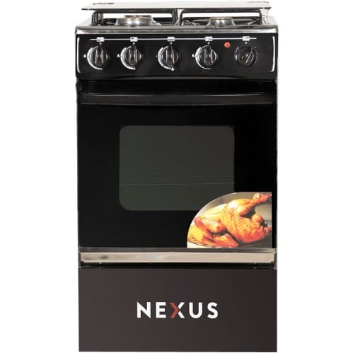 50x50cm 3 Burnner 1 Hotplate Cooker With Gas Oven And Grill - Auto Ignition