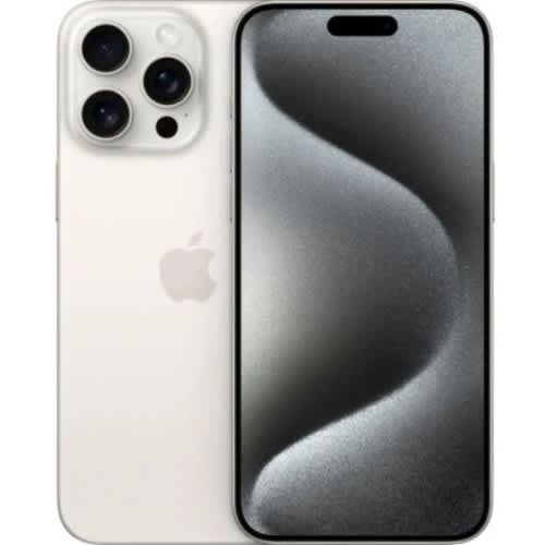 iPhone 15 Pro - 6.1" - 128GB ROM - 8GB RAM – Single Sim - iOS 17 - 3274mAh - White Titanium