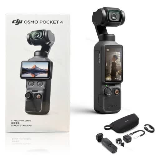 Osmo Pocket 4 Action Camera Standard Version Vlogging 1'' Cmos - 4k/240fps 3-axis Stabilization
