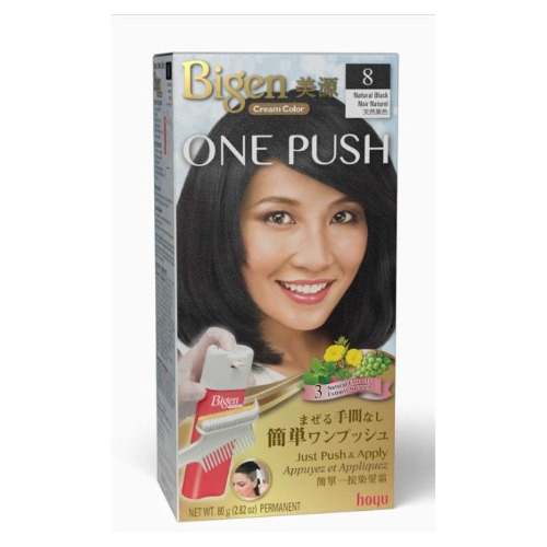 Hoyu Bigen Cream Color One Push -Natural Black 8