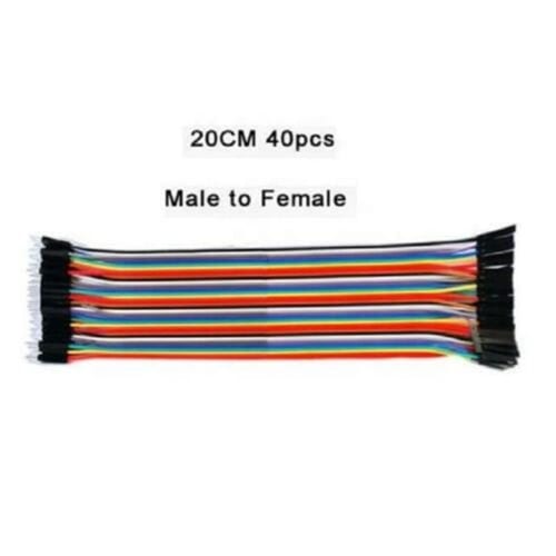 Male To Female 40p Dupont Wire/color Cable/breadboard Line For Arduino - 20cm