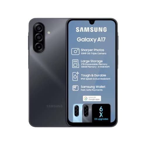 Galaxy A17 4g - 6.7" 4gb Ram - 128gb Rom Dual Sim Fingerprint - 5000mah - Black
