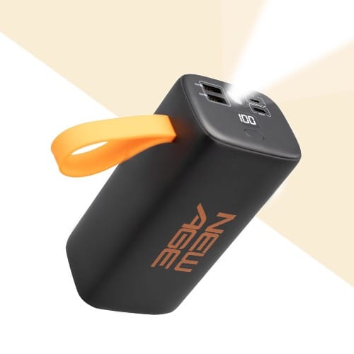 New Age Power Bank With Torch Light - 44000mah