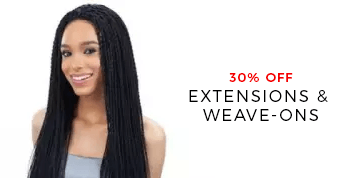 30% off Extension and Weave -on