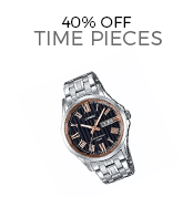 40% OFF Time Pieces
