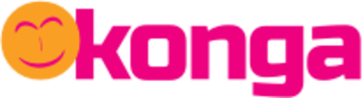 Smiling face of Konga logo.
