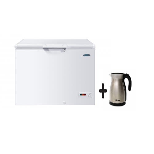 Haier Thermocool Chest Freezer 319 Whi+kettle.