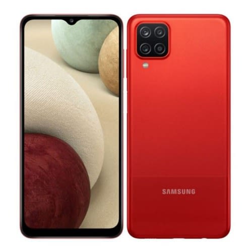 Galaxy A12 - 6.5'' - 128GB ROM - 4GB RAM - Dual Sim - 4G LTE - 48MP - 5000mAh - Fingerprint - Red.