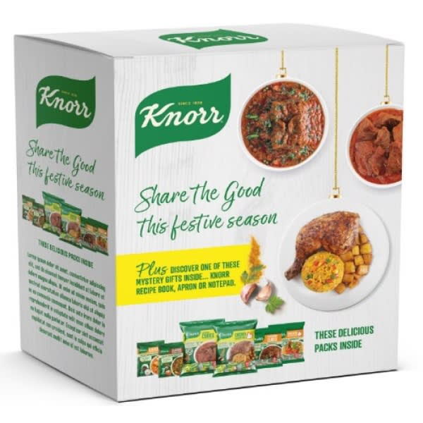 Knorr Gift Box - White + Apron Or Recipe Book.