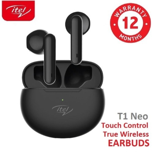 T1 Neo True Wireless Stereo Earbuds With Touch Controls.