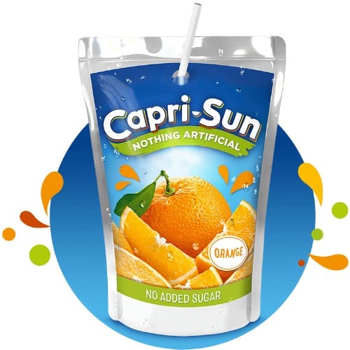 100% Orange Fruit Juice - Pack Of 40 - 100ml.