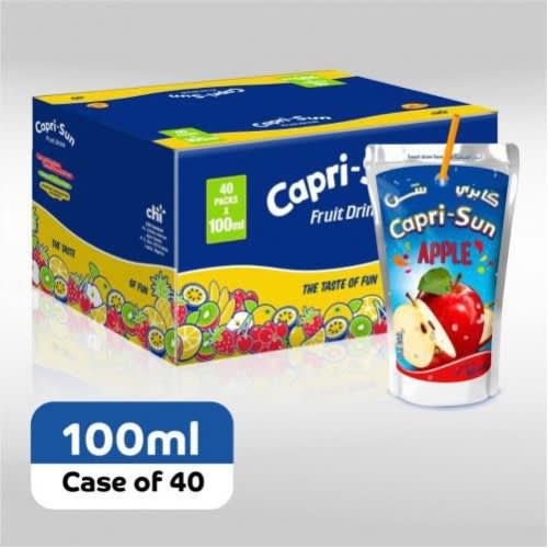 100% Apple Fruit Juice - Pack Of 40 - 100ml.