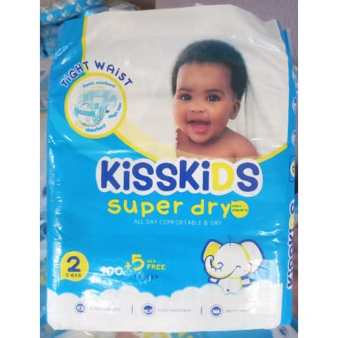 Super Dry Baby Diaper - Size 2 - 105pcs.