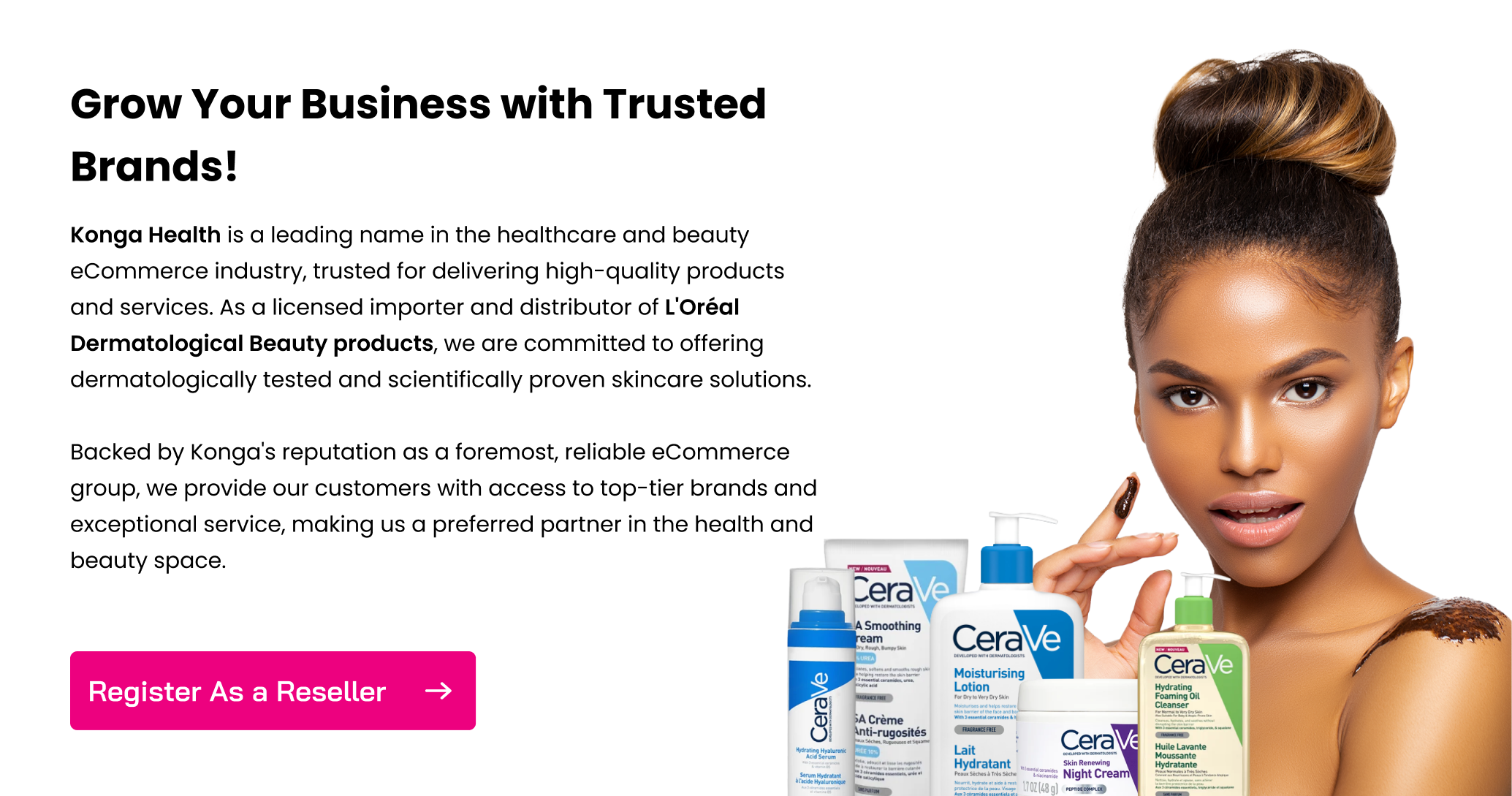 Konga Health Resellers banner Image
