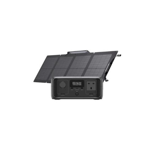 Ecoflow River 3 UPS - 10 Ms UPS Portable Power Station With 110w Portable Solar Panel