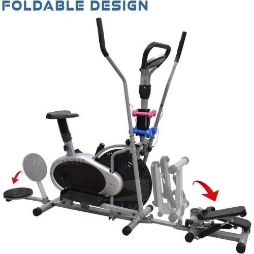 5-in-1 Multifunctional Orbitrack Elliptical Machine With Waist Twister And Stepper – Home