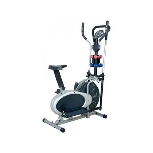 Obitrack Exercise Bike With Dumbbells And Twister – Indoor Cycling Fitness Bike For Home