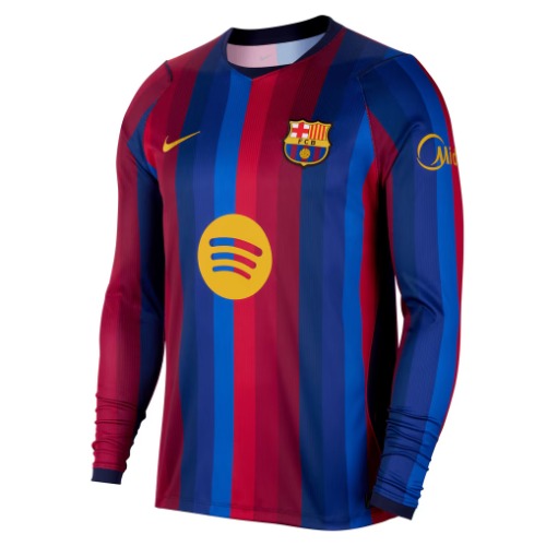 Barcelona Long Sleeve 2026/2027 Latest Home Jersey