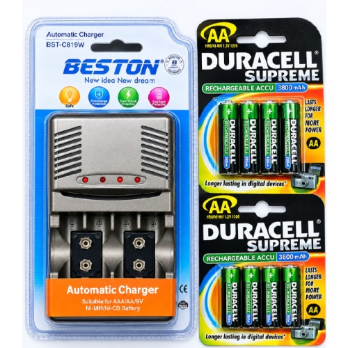Duracell Rechargeable Battery And Charger